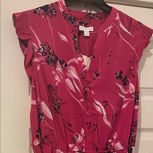 Pink plus size 20W print Dress
